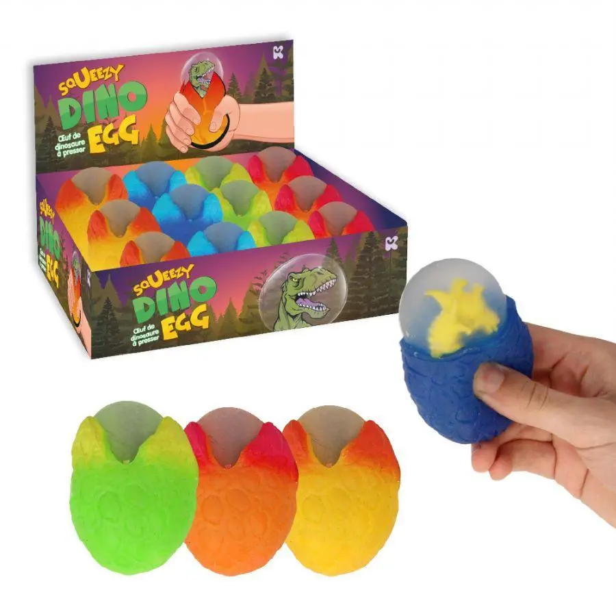 Keycraft Squeezy Dino Eggs - Assorted 1
