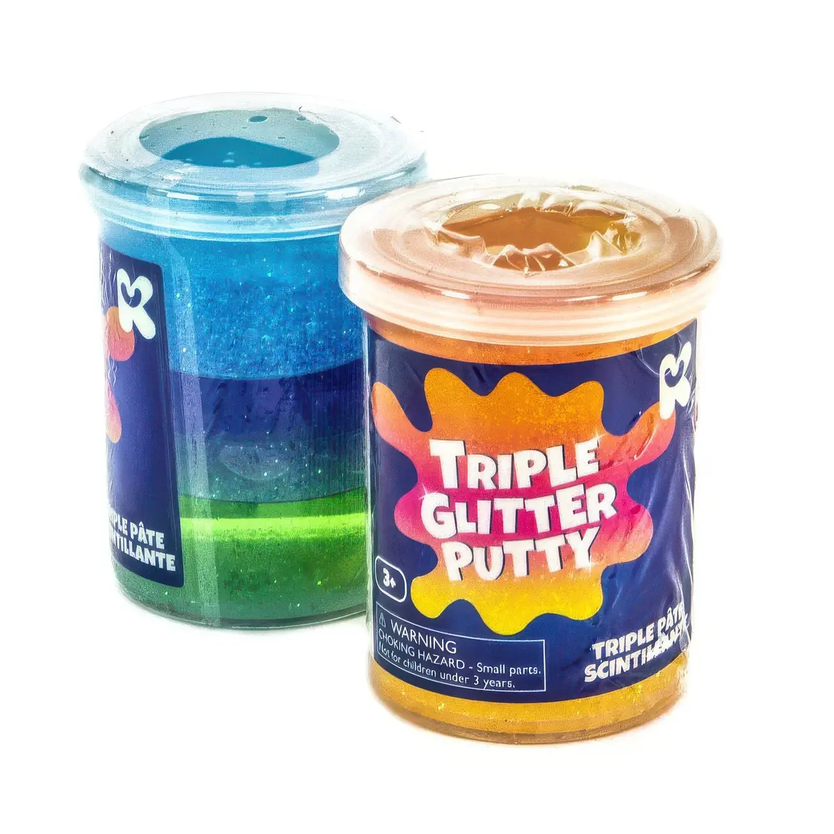Keycraft Triple Glitter Colour Putty 1