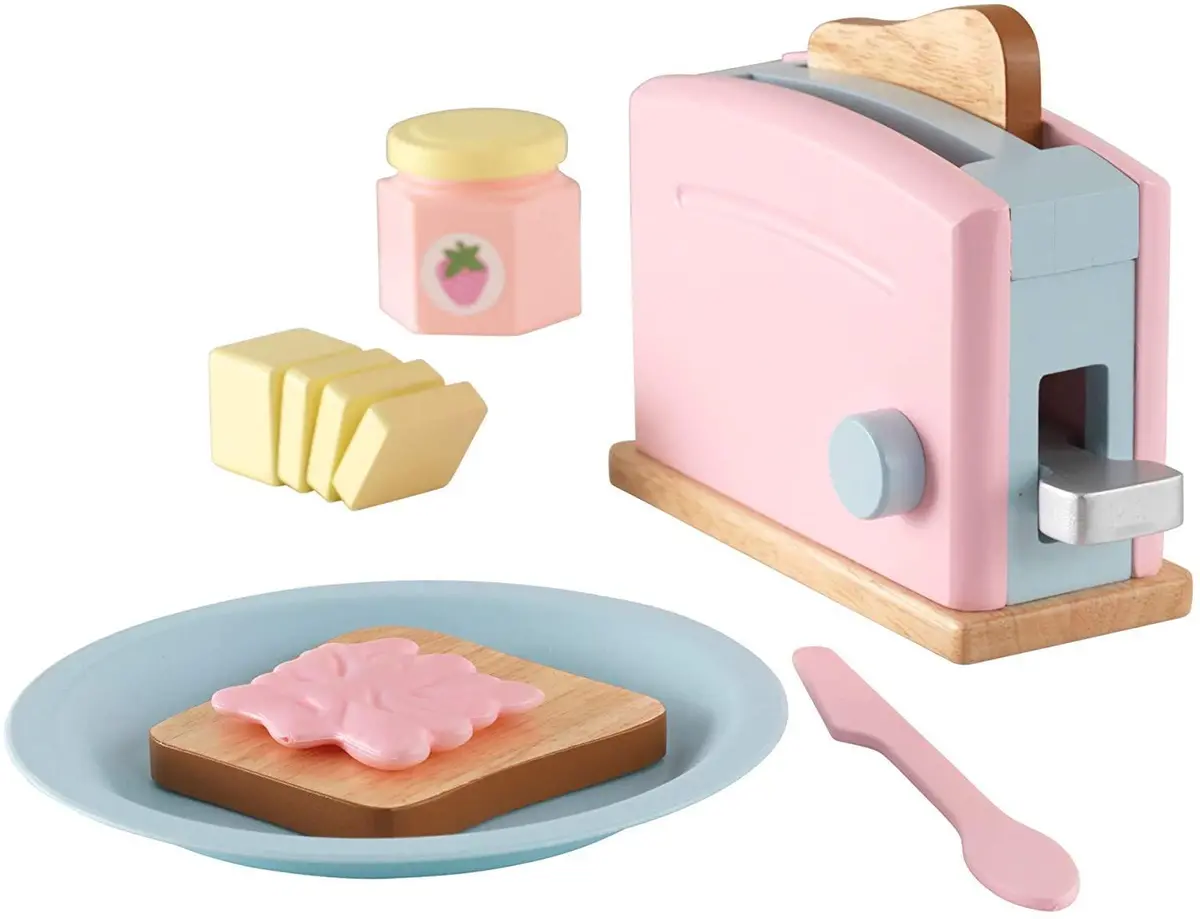 Kidkraft Pastel Toaster Set 1