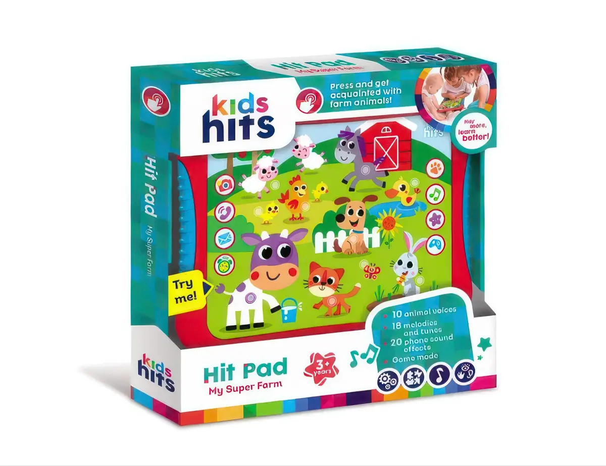 Kids Hits Educational My Super Farm Tablet - Greek 1