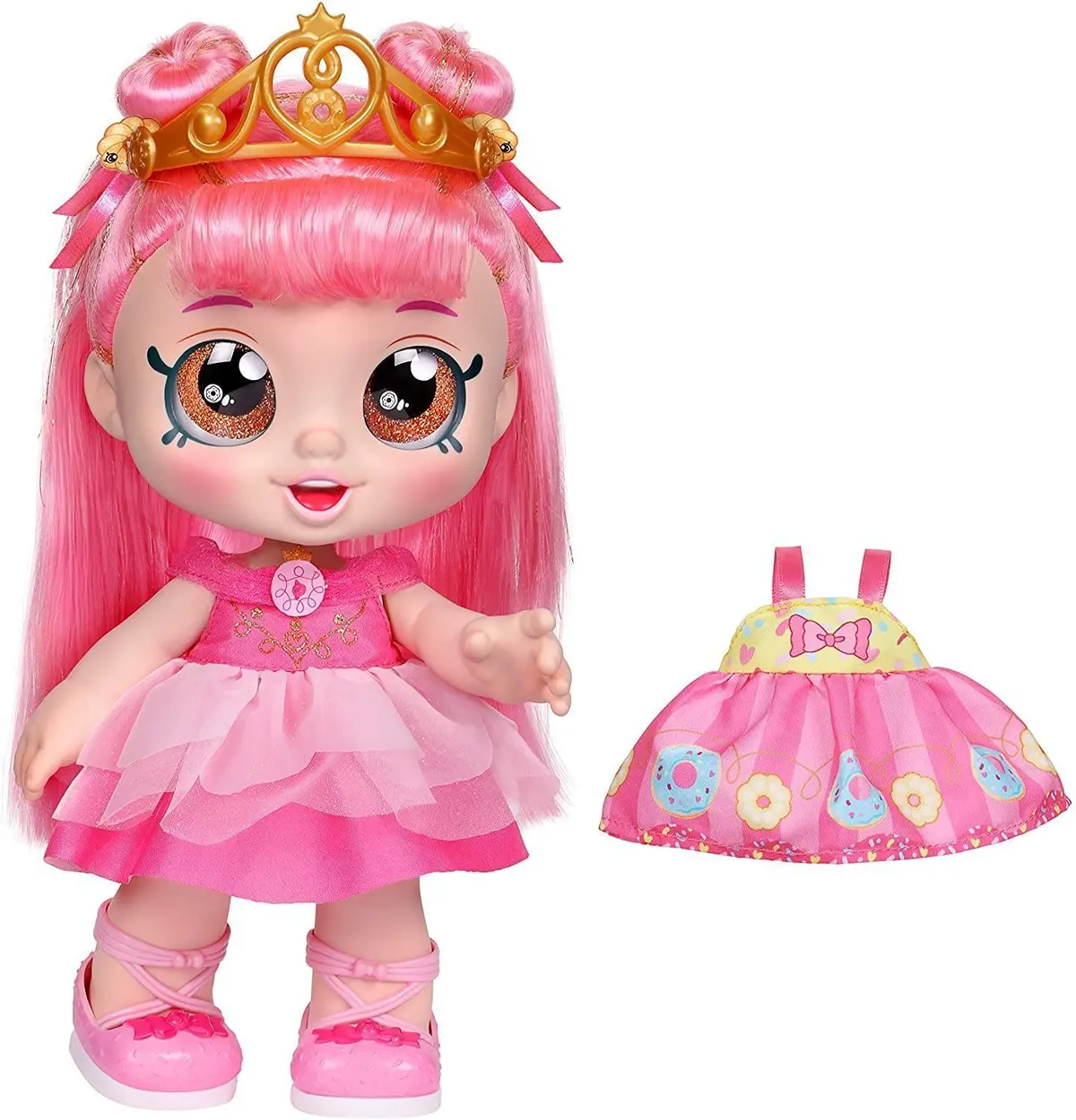 Kindi Kids 25Cm Toddler Doll - Donatina Princess Dress Up 1