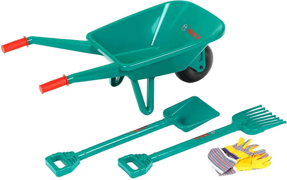 Klein 2752 Bosch Garden Set With Wheelbarrow 1