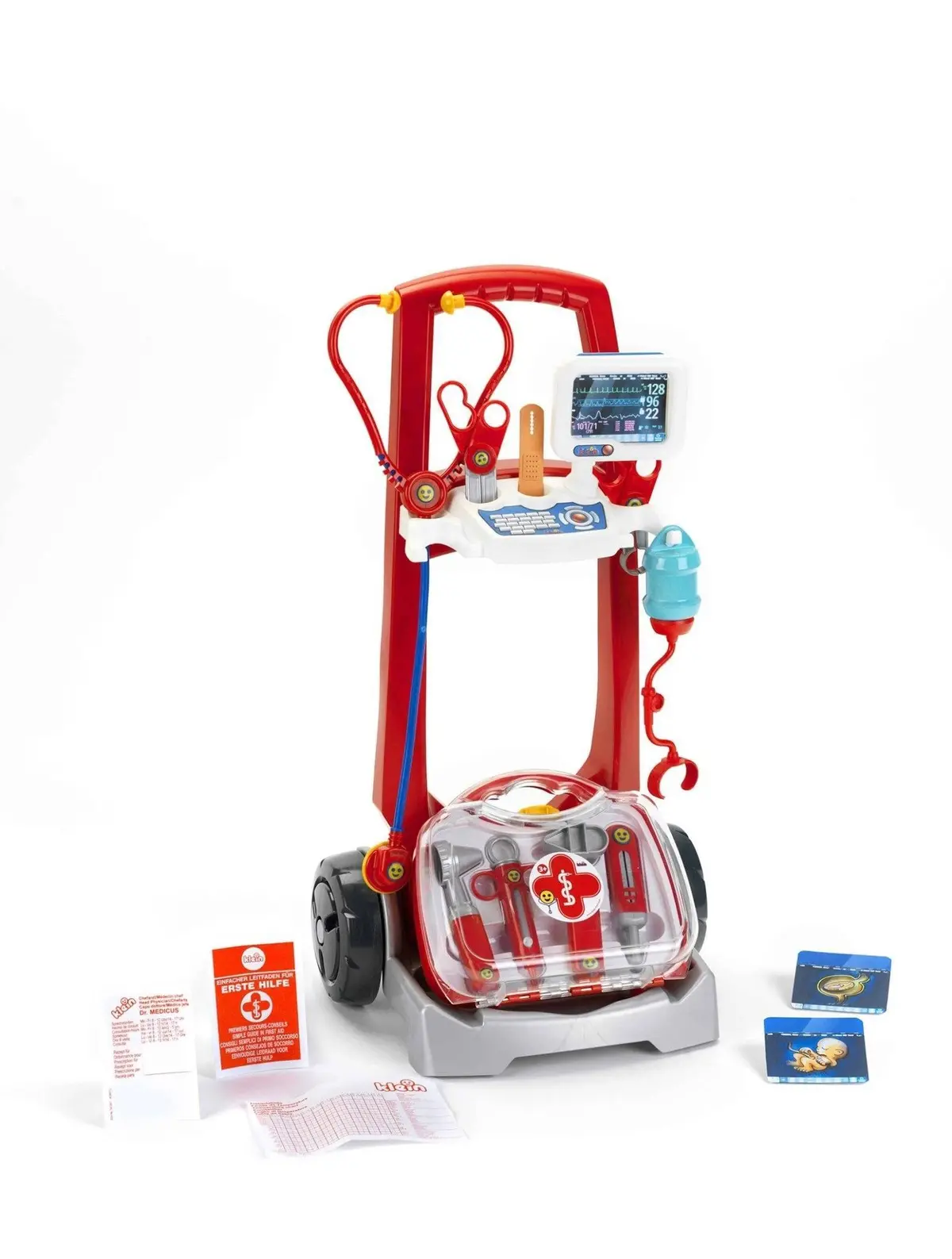 Klein 4300 Rescue Team Max & Dr. Kim Doctor Trolley Playset 1