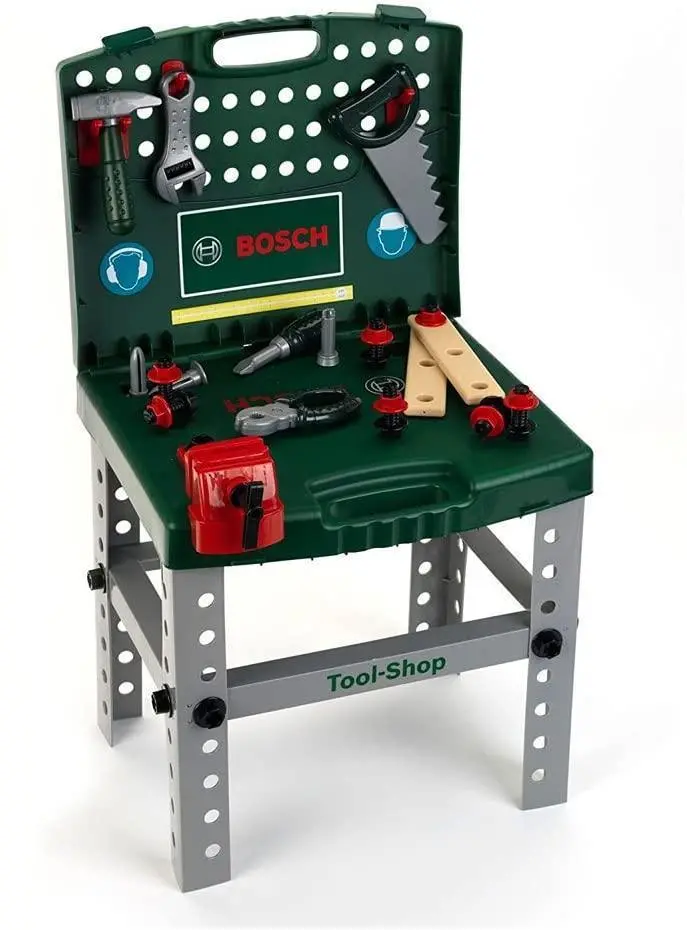 Klein 8681 Bosch Tool Shop, Foldable Workbench With Accessories Tools & Construction 1