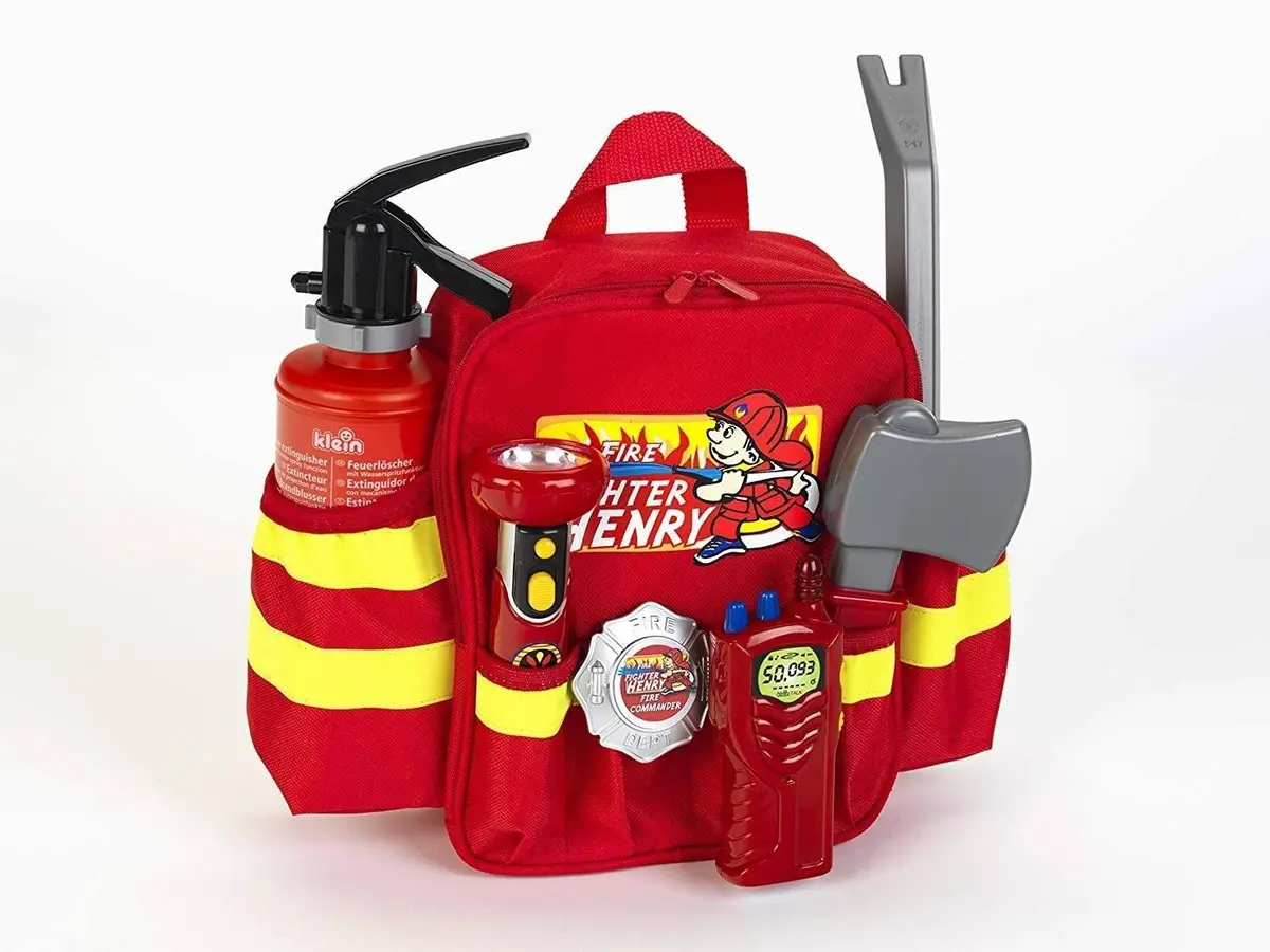 Klein 8900 Firefighter Henry Backpack Playset 1