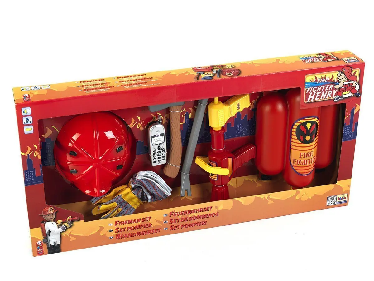 Klein 8936 Fire Fighter Henry Firefighter Set Playset 1