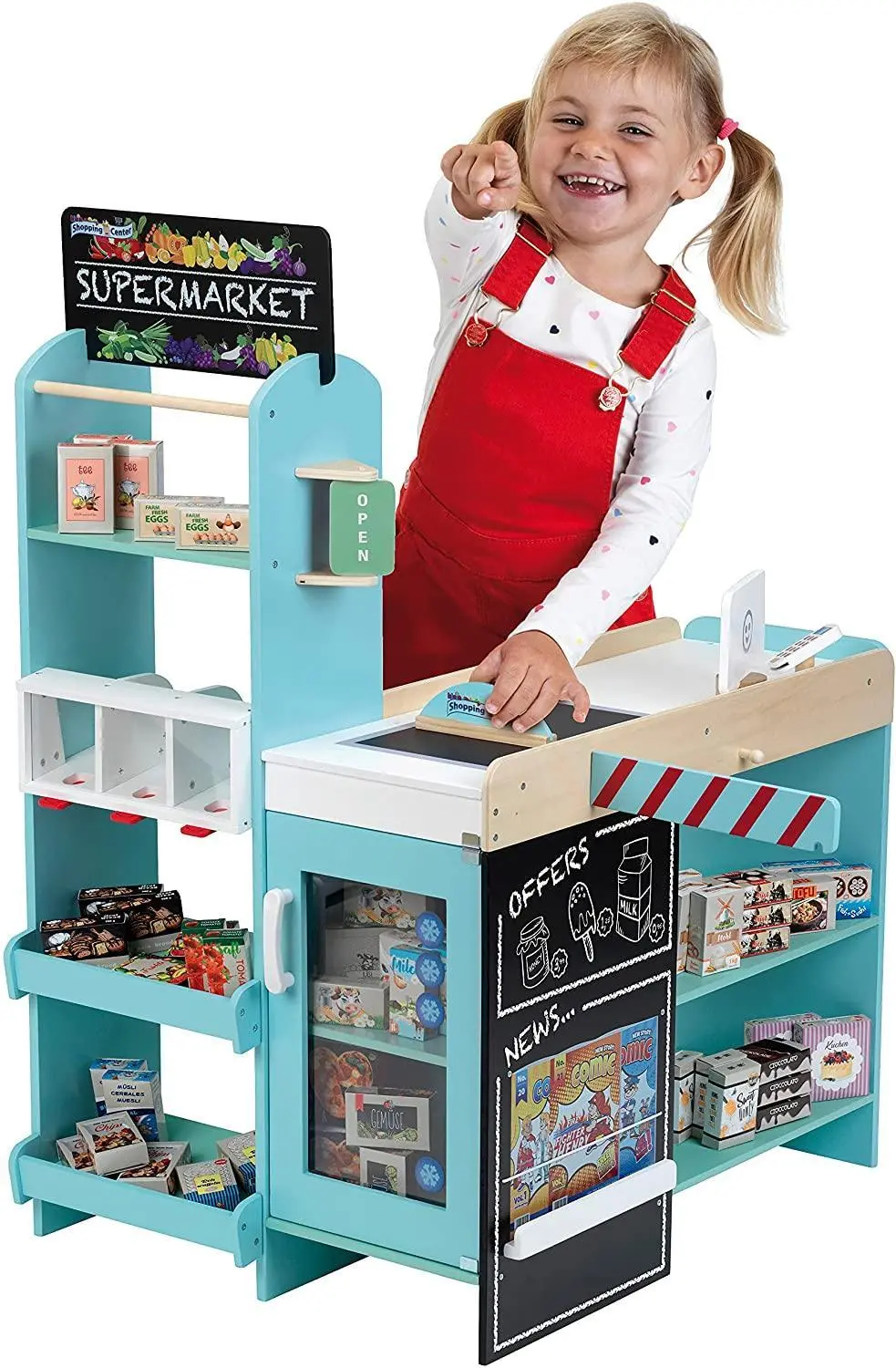 Klein 9391 Wooden Supermarket Play Centre 1
