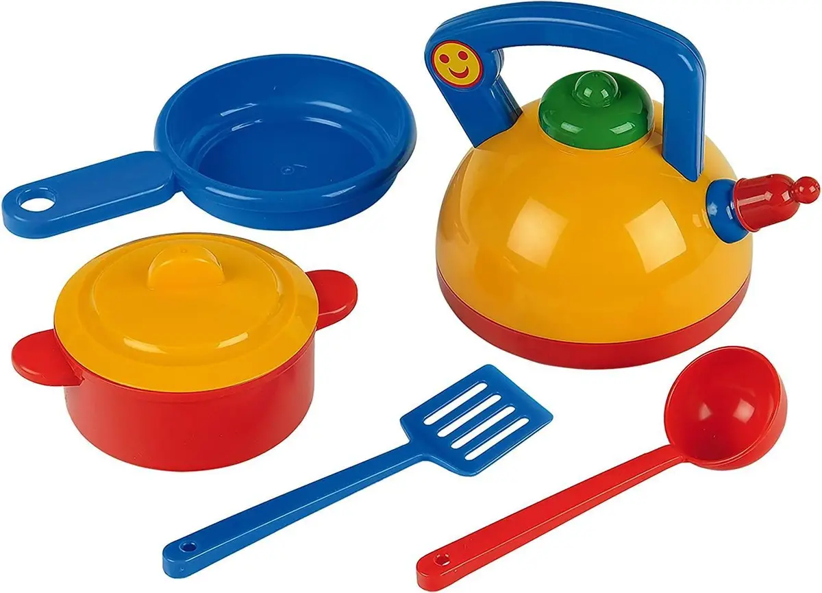 Klein Emma's Kitchen Imitation Cooking Set In String Bag 1