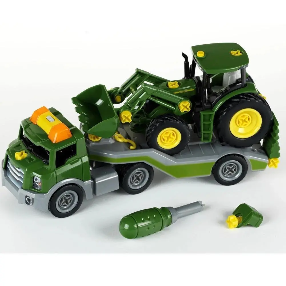 Klein John Deere 6215R With Transporter 1