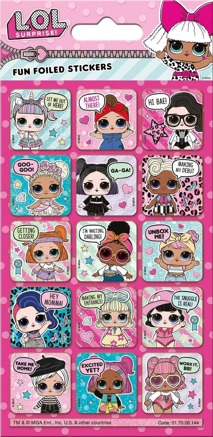 Lol Surprise! Fun Foiled Stickers 1