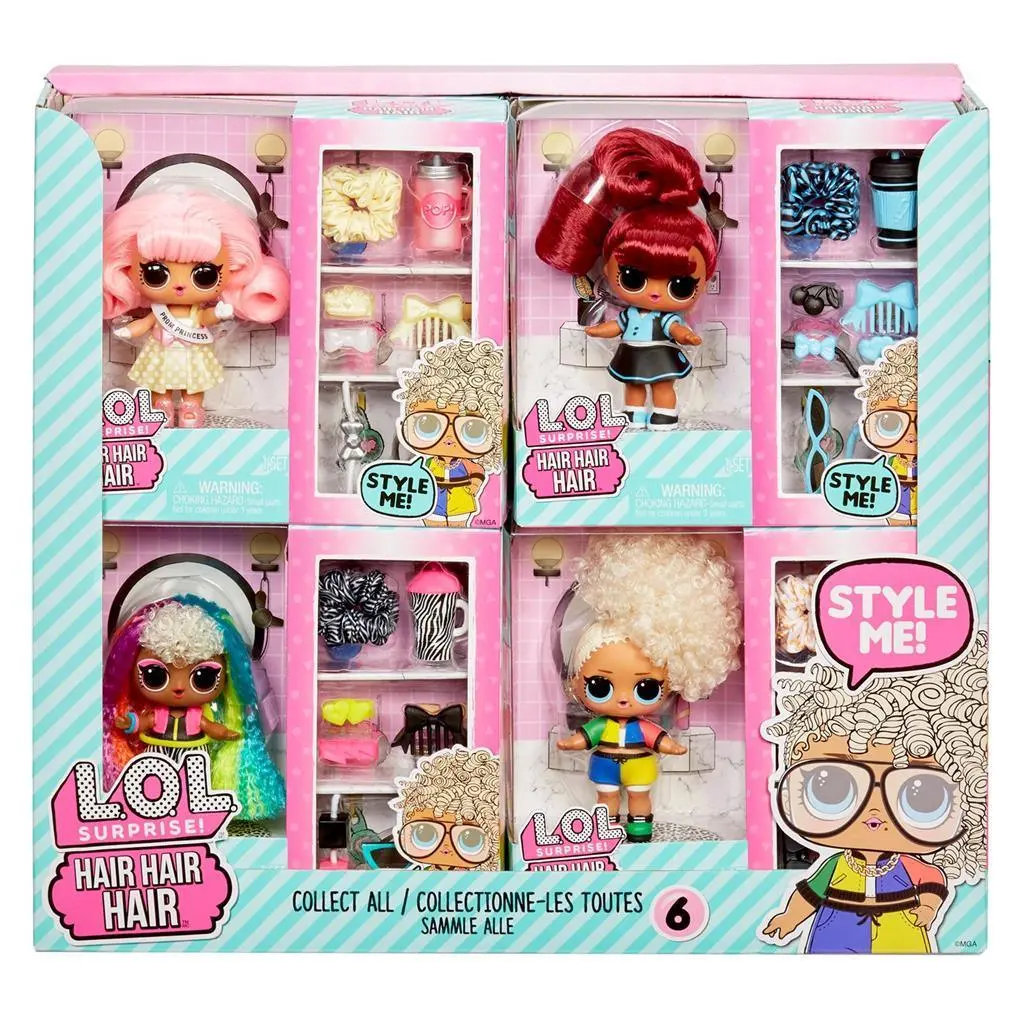 Lol Surprise! Hair Hair Hair Dolls With 10 Surprises 1