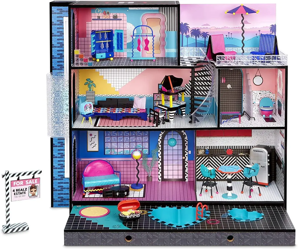 Lol Surprise! O.M.G. House – Real Wood Doll House With 85+ Surprises 1