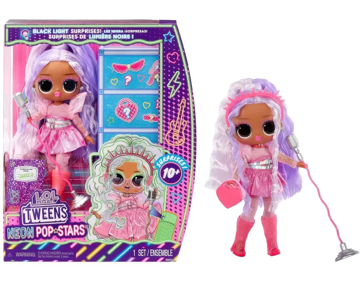 Lol Surprise! Tweens Neon Pop Stars Kitty K Fashion Doll 1