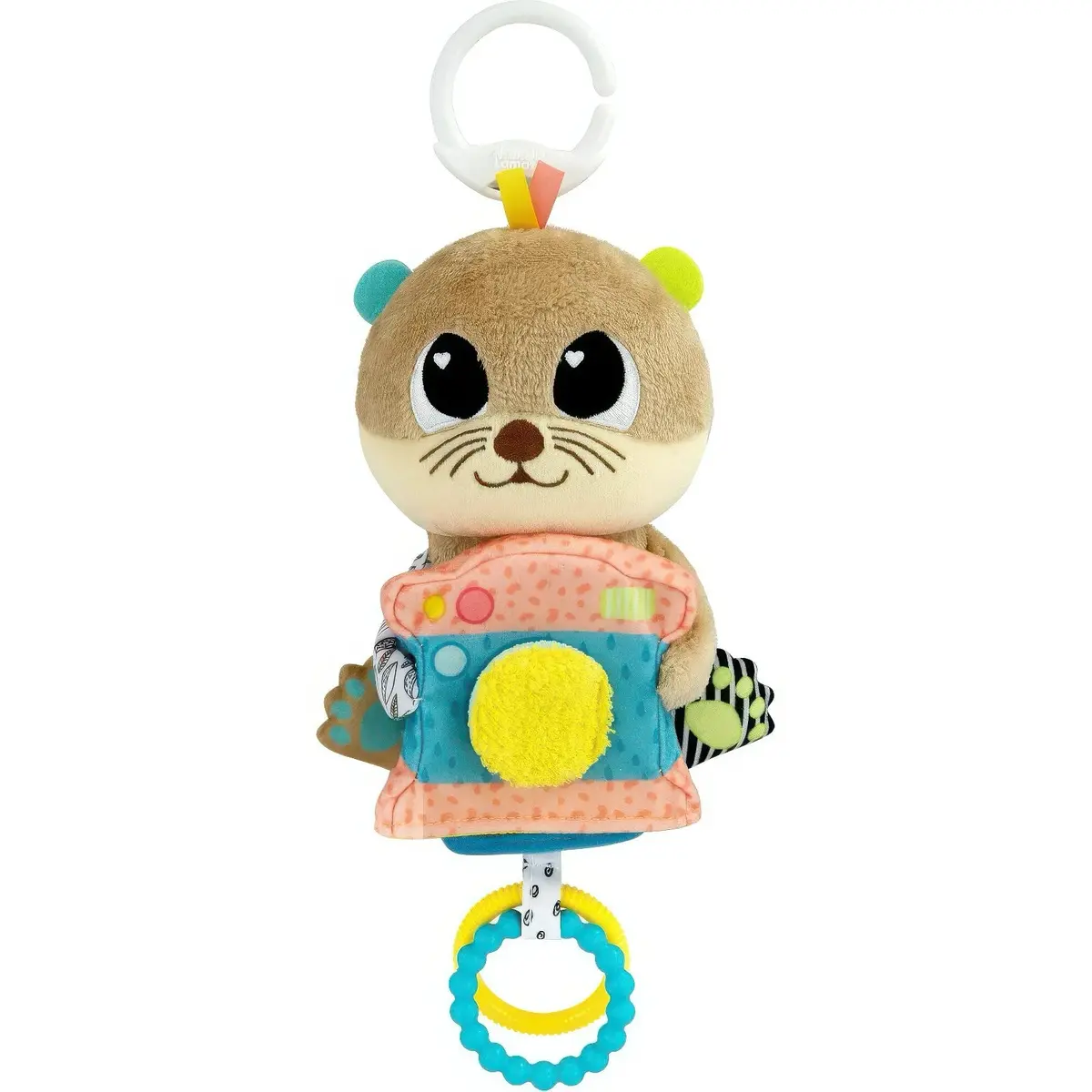 Lamaze Arty Says Cheese - Clip And Go Baby Pram Toy 1