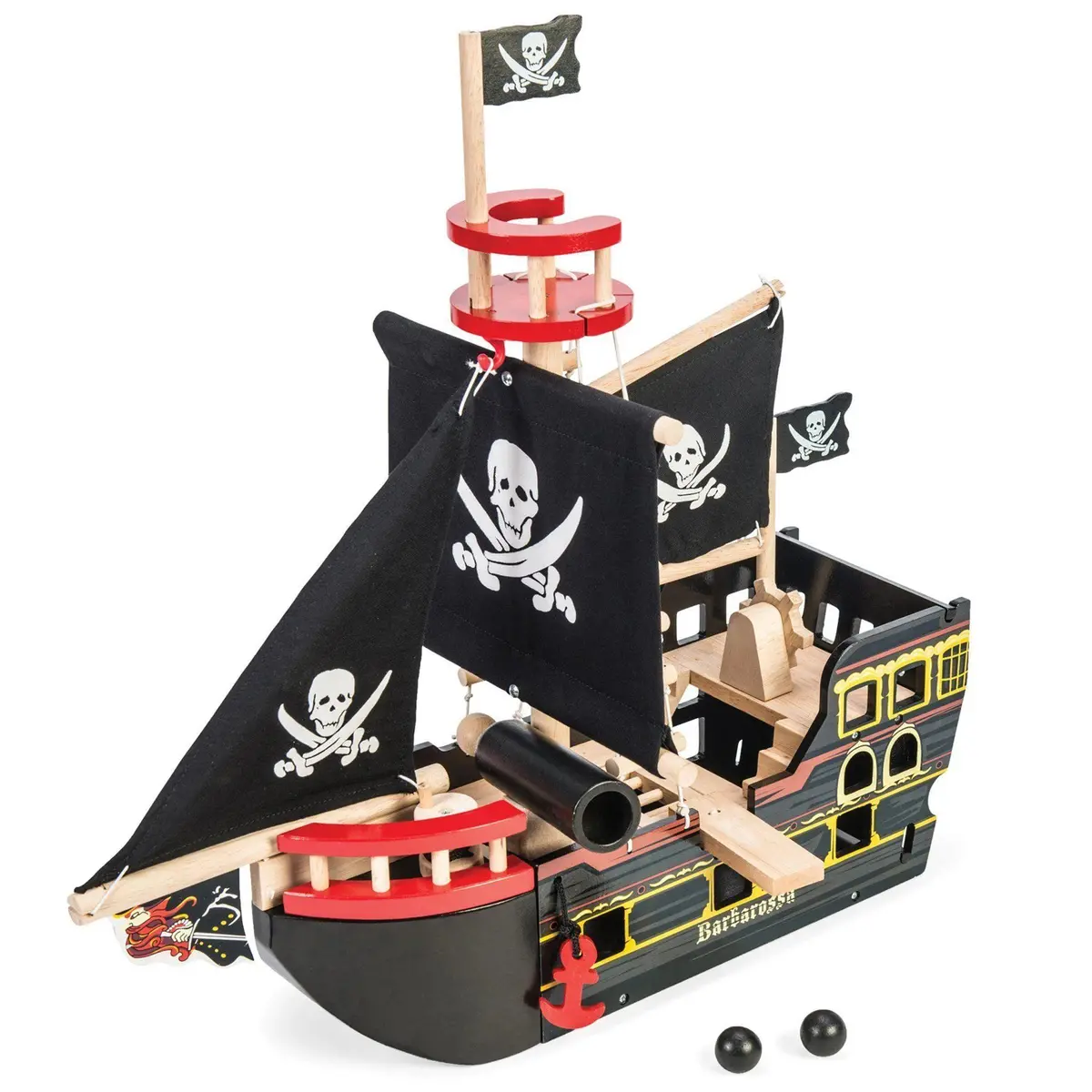 Le Toy Van Barbarossa Pirate Ship 1