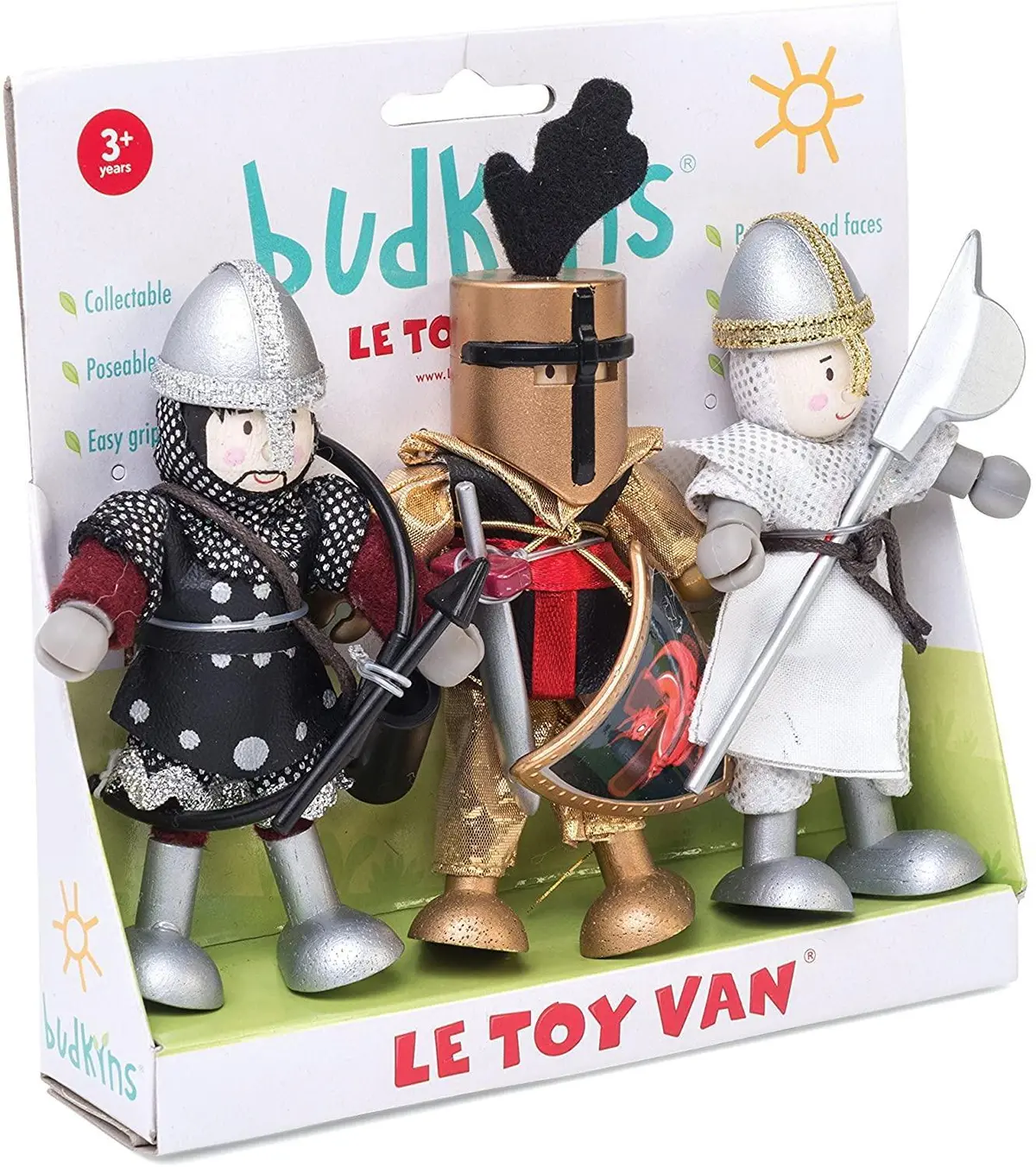 Le Toy Van Bk917 Knights Budkins Gift Pack 1