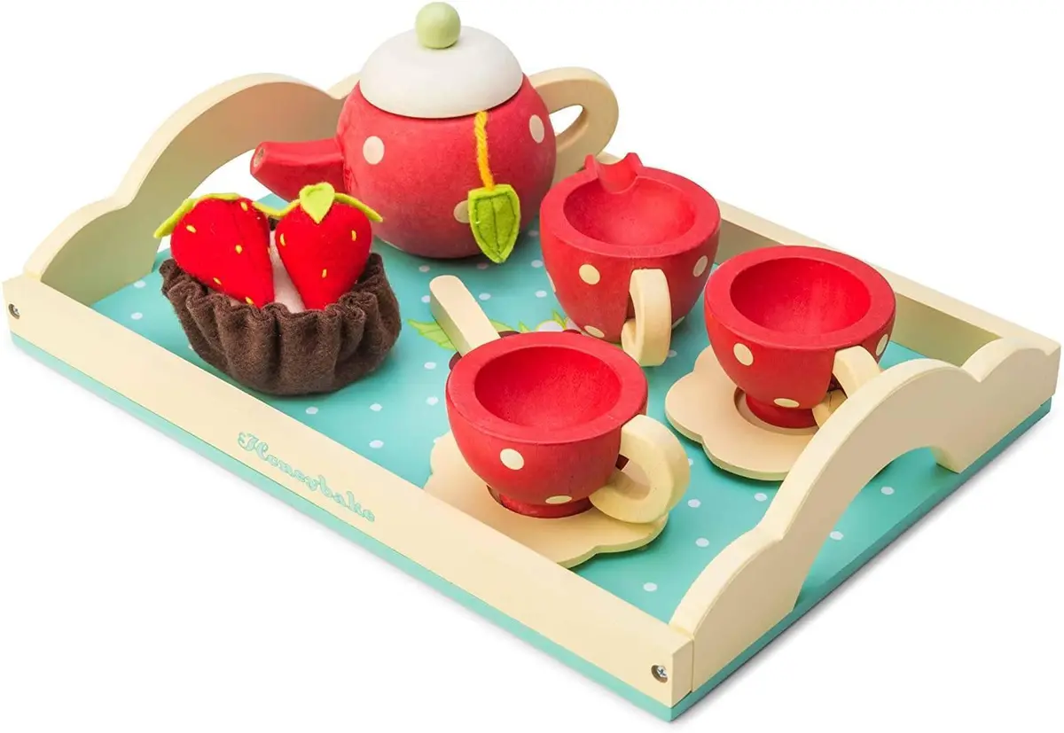 Le Toy Van - Childrens Wooden Honeybake Tea Set Pretend Play 1