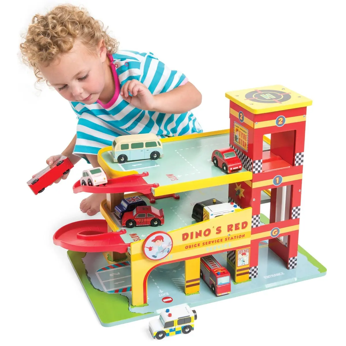 Le Toy Van Dino's Toy Garage Cars 1