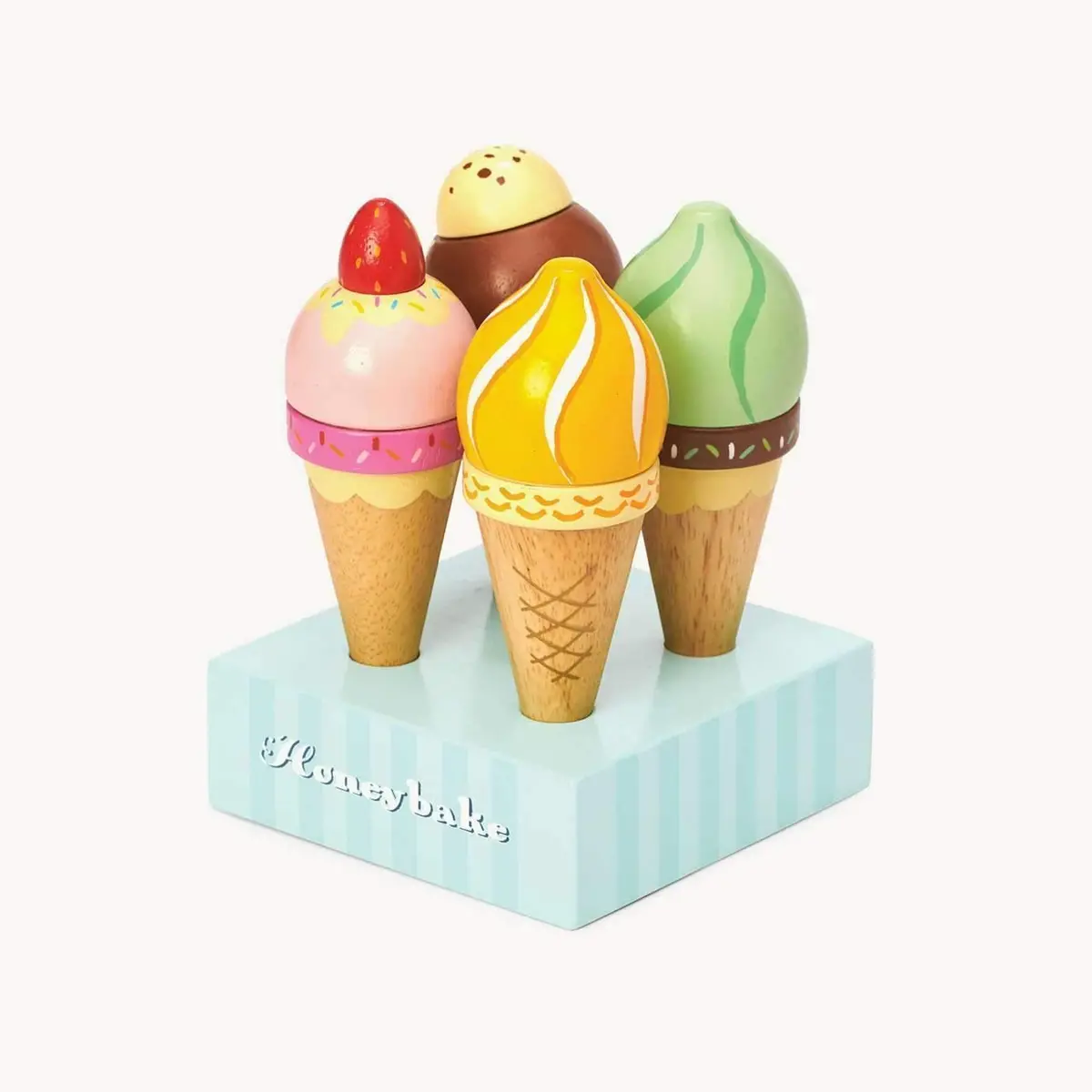 Le Toy Van Honeybake Wooden Ice Creams Pretend Play 1