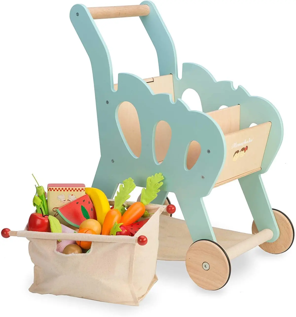 Le Toy Van Honeybake Wooden Shopping Trolley 1
