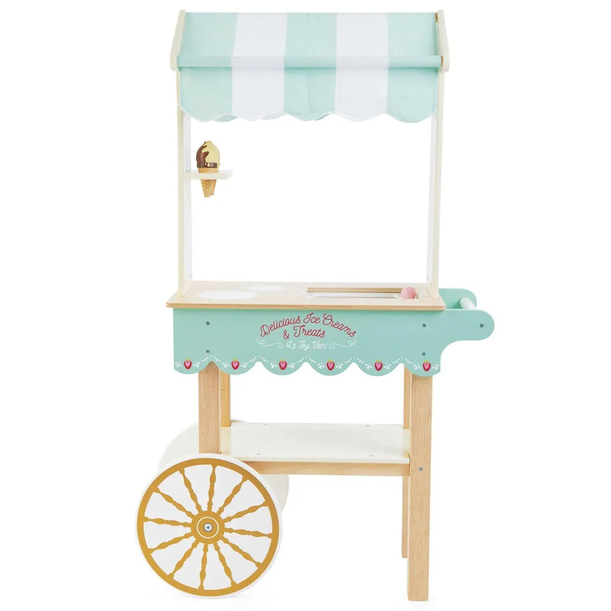 Le Toy Van Ice Cream Trolley Activity Center 1