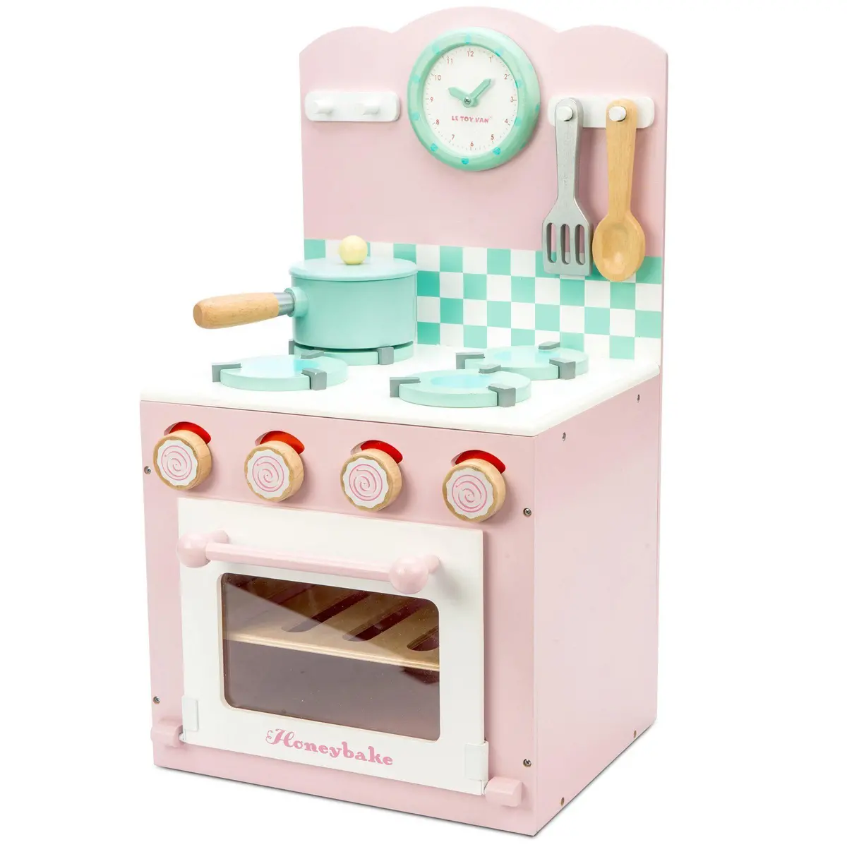 Le Toy Van Oven & Hob Pink Kitchen 1