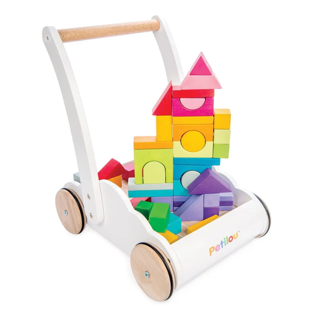 Le Toy Van Petilou Wooden Educational Rainbow Cloud Walker Baby & Toddler 1