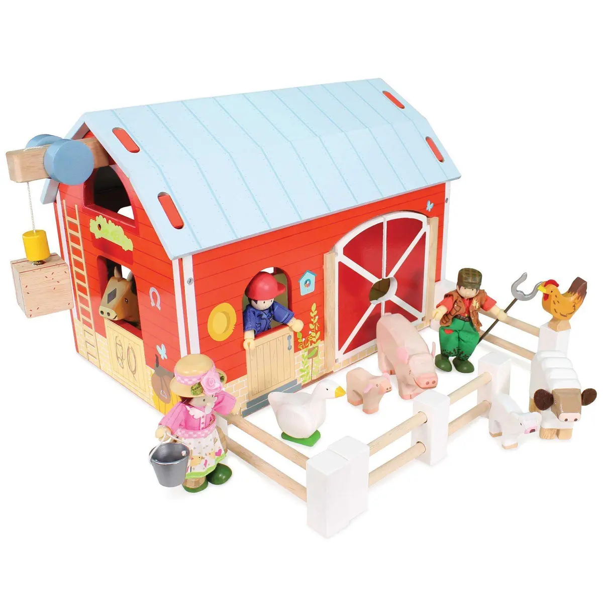 Le Toy Van - Red Barn Playset 1