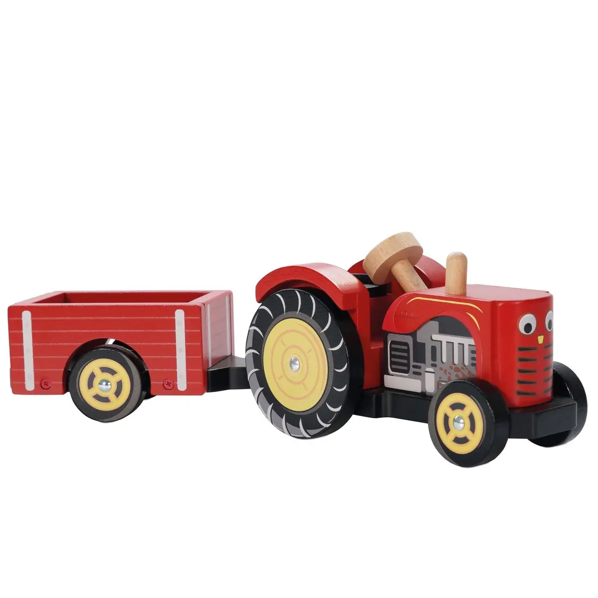 Le Toy Van Red Wooden Tractor 1
