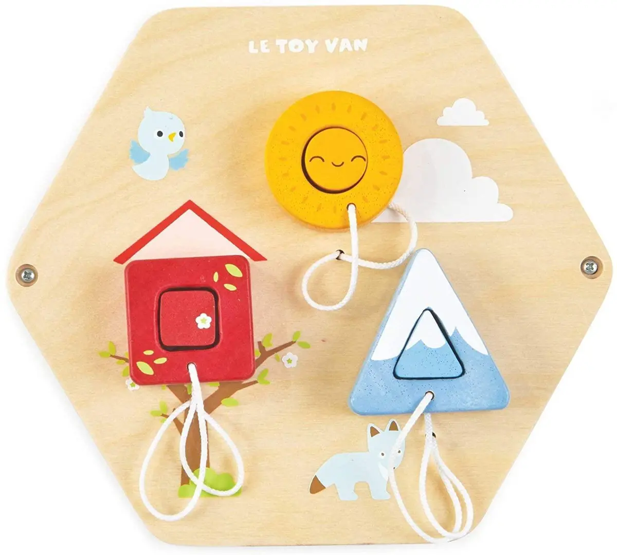 Le Toy Van Sensory Puzzle - Shapes Activity Tile 1