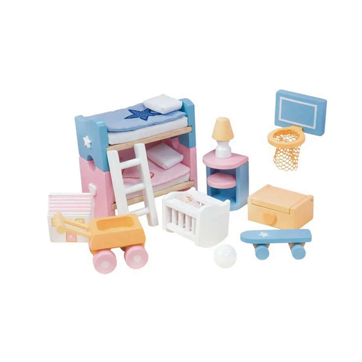 Le Toy Van Sugarplum Children's Bedroom Furniture Pack 1