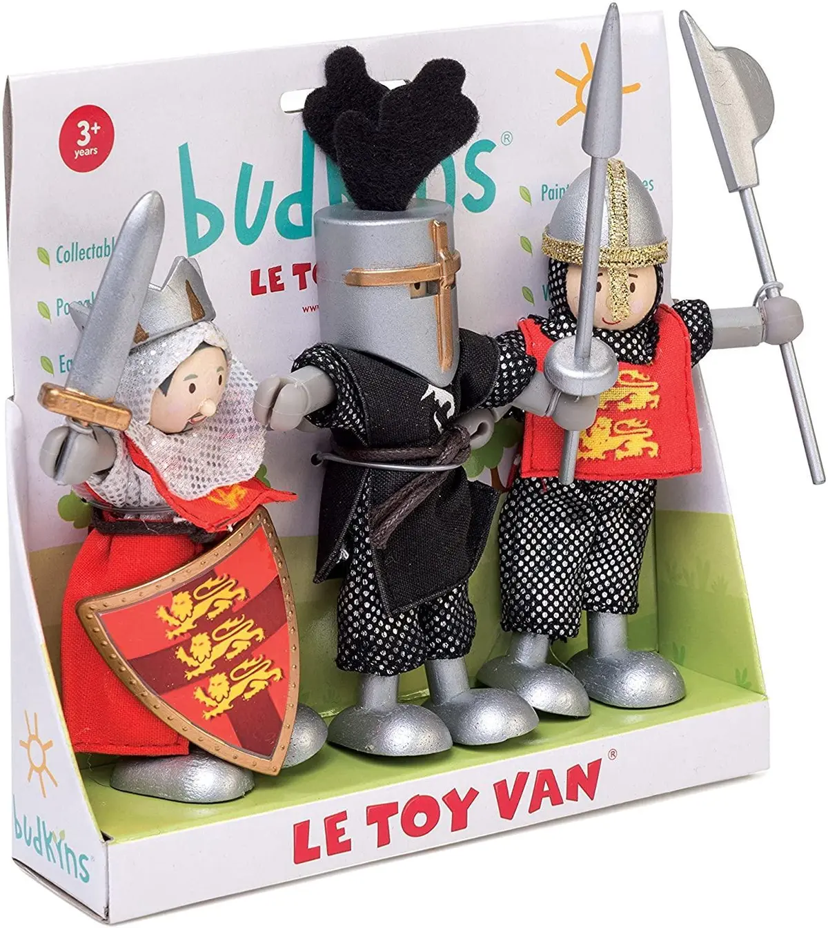 Le Toy Van Wooden Crusader Budkins Set Figure 1