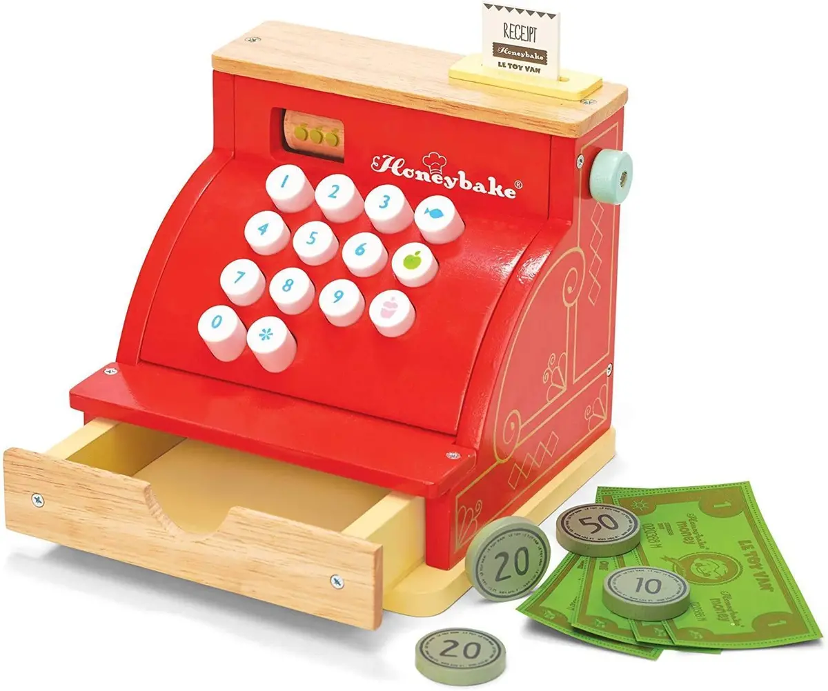 Le Toy Van - Wooden Honeybake Cash Register Pretend Play 1