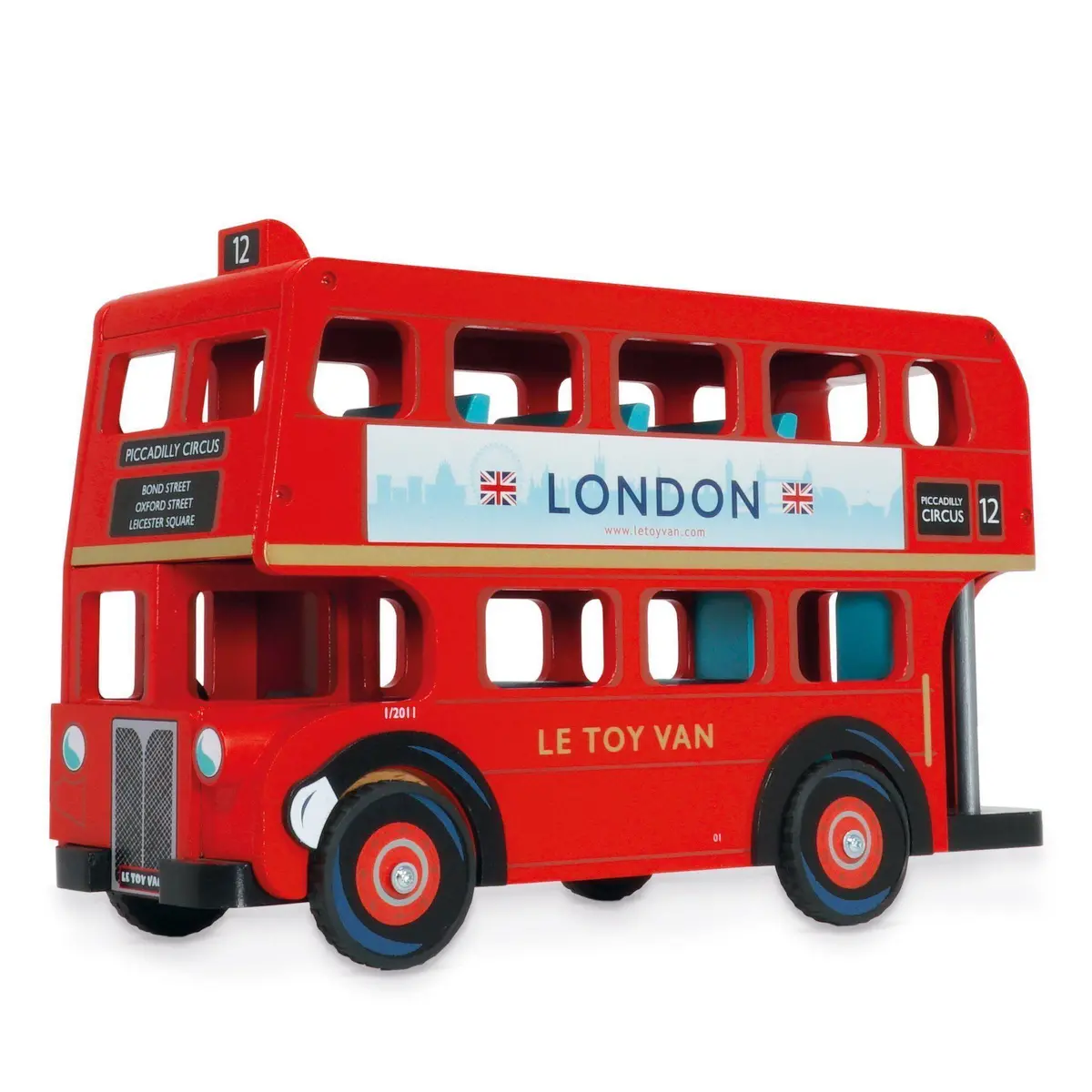 Le Toy Van Wooden London Red Bus In Gift Box Cars 1