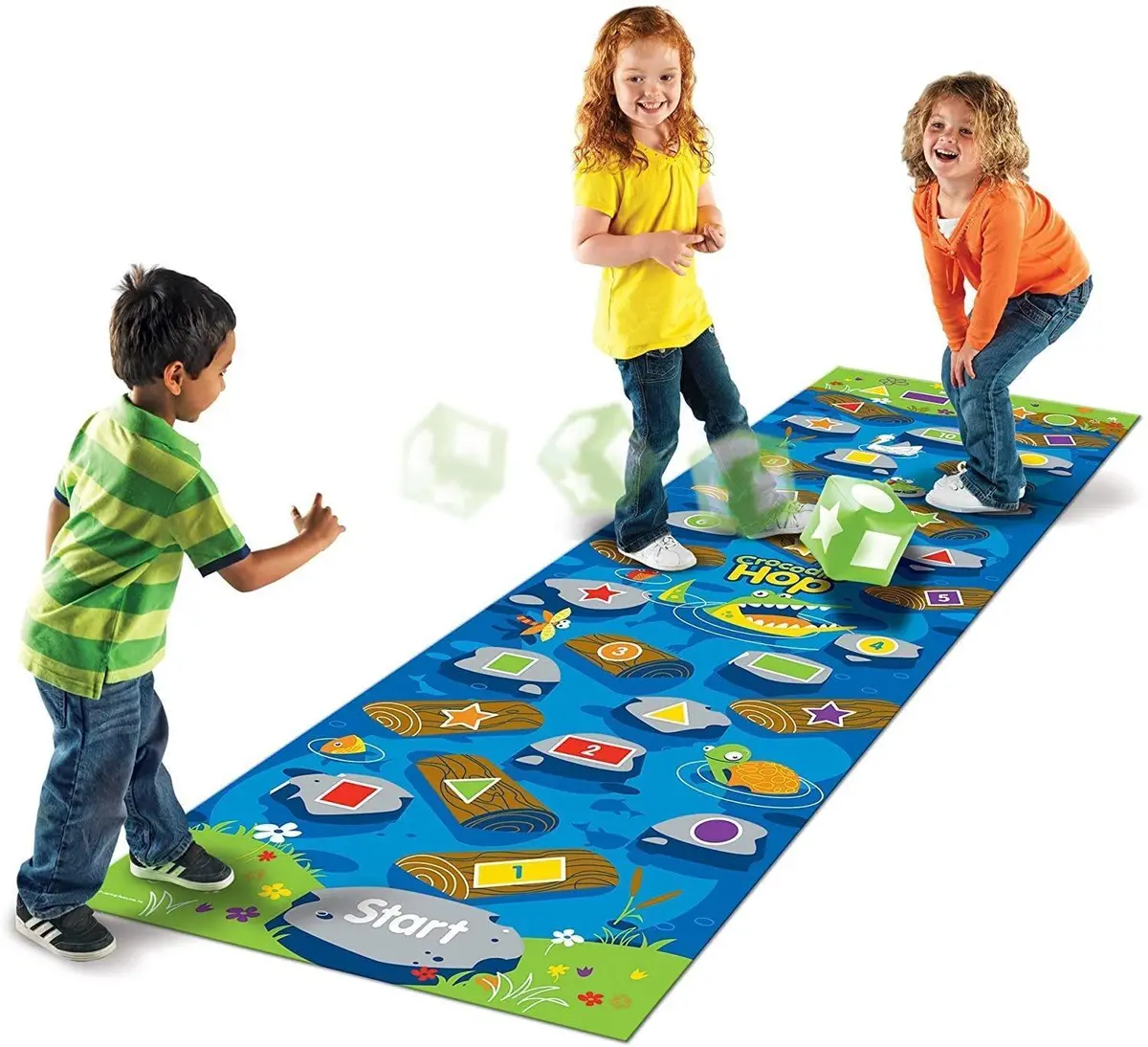 Learning Resources Crocodile Hop Floor Game - Early Maths Education 1
