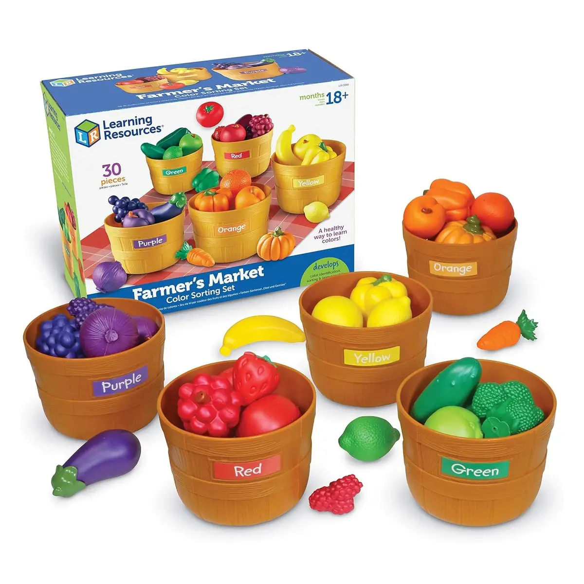 Learning Resources Farmer's Market Colour Sorting Set 1