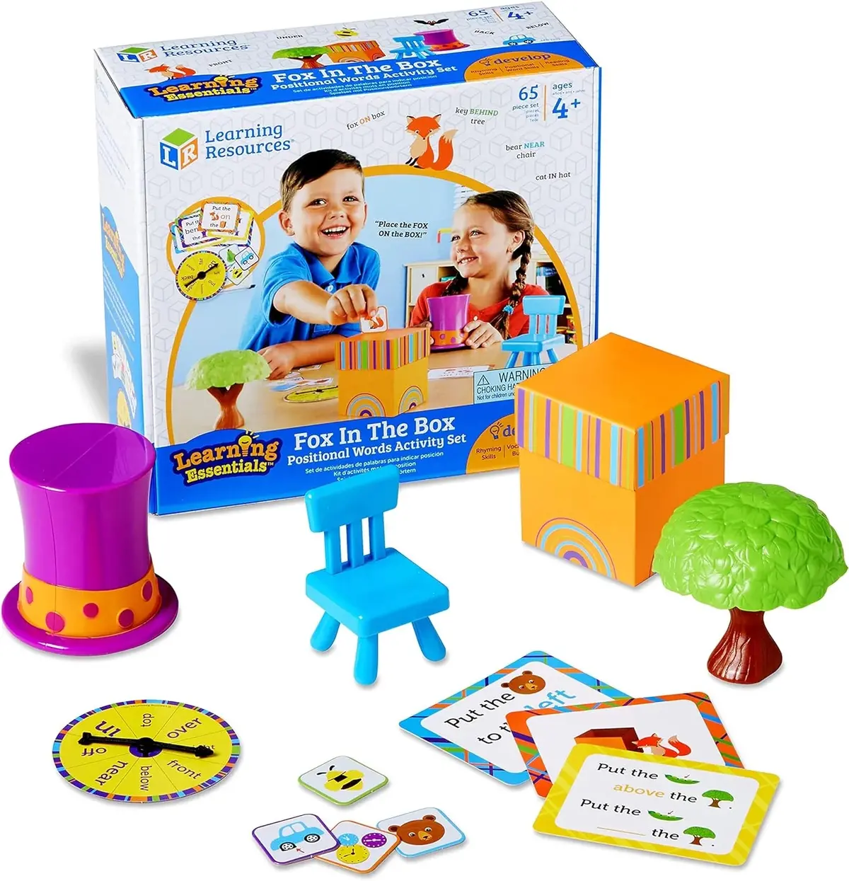 Learning Resources Fox In The Box Positional Words Activity Set 1