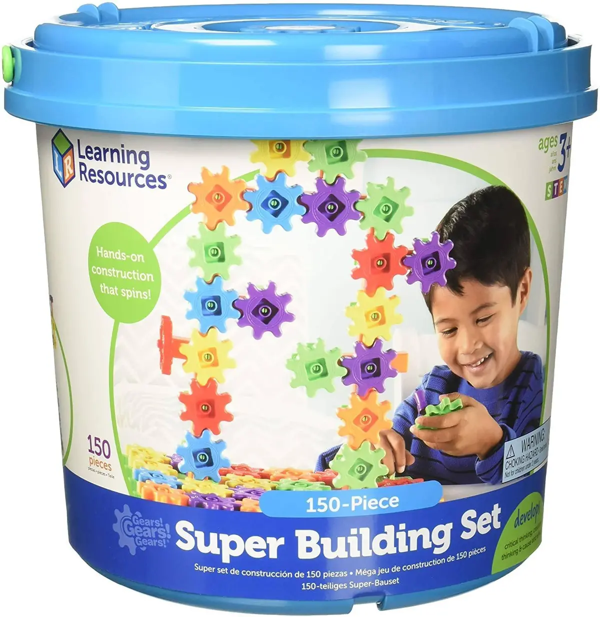 Learning Resources Gears! Super Building Set 150 Pieces 1