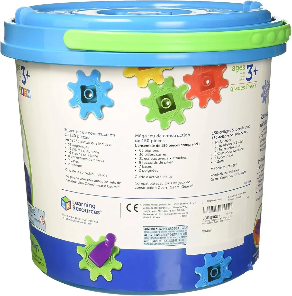 Learning Resources Gears! Super Building Set 150 Pieces 2