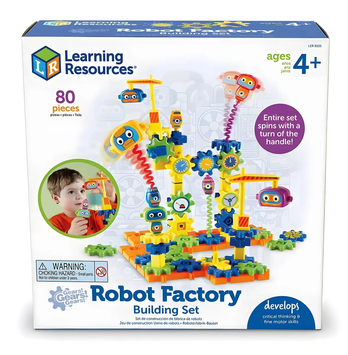 Learning Resources Gears!® Robot Factory Building Set 1