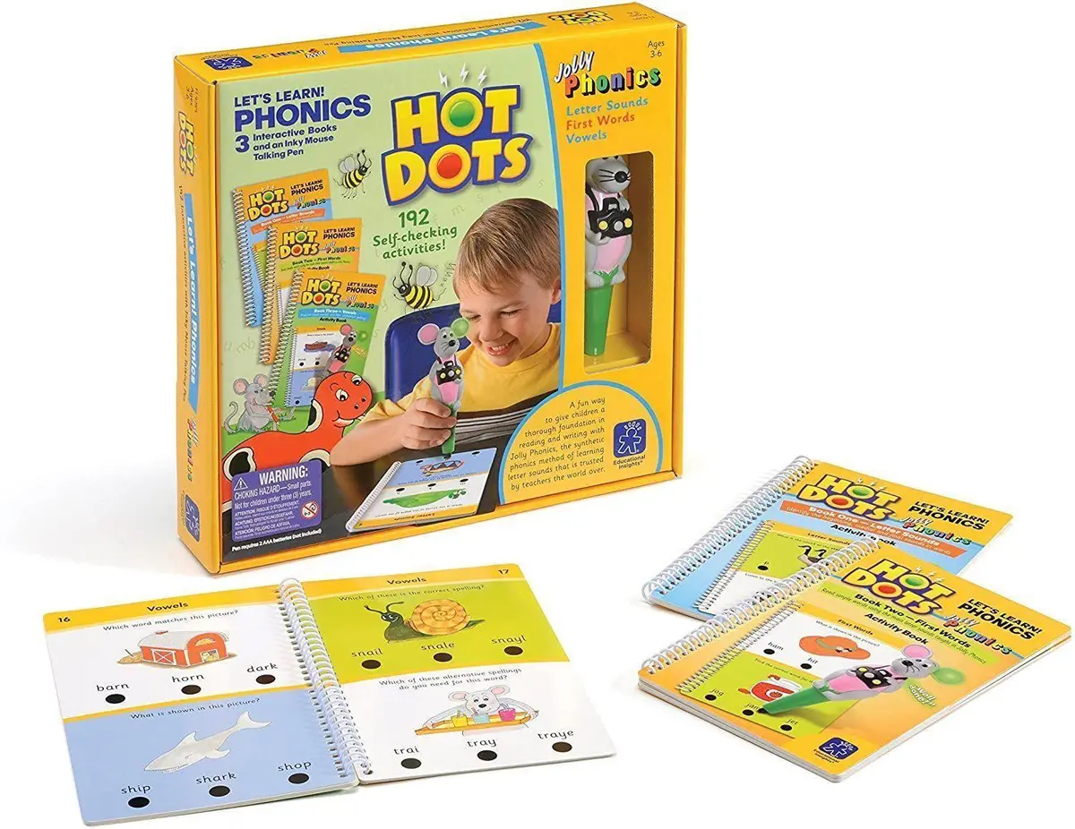 Learning Resources Hot Dots Let's Learn! Phonics Education 1
