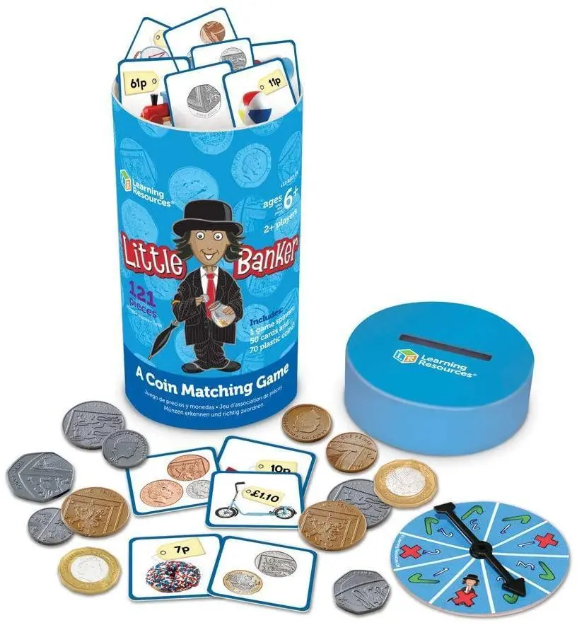 Learning Resources Little Banker Coin Matching Game Education 1