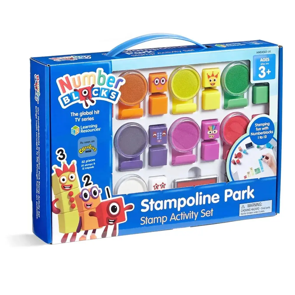 Learning Resources Numberblocks Stampoline Park Stamp Activity Set 1