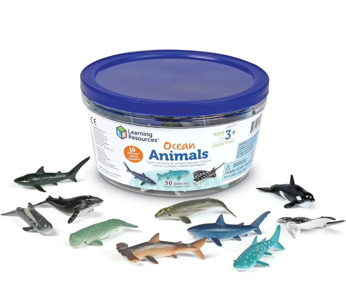 Learning Resources Ocean Animal Counters (Set Of 50) 1