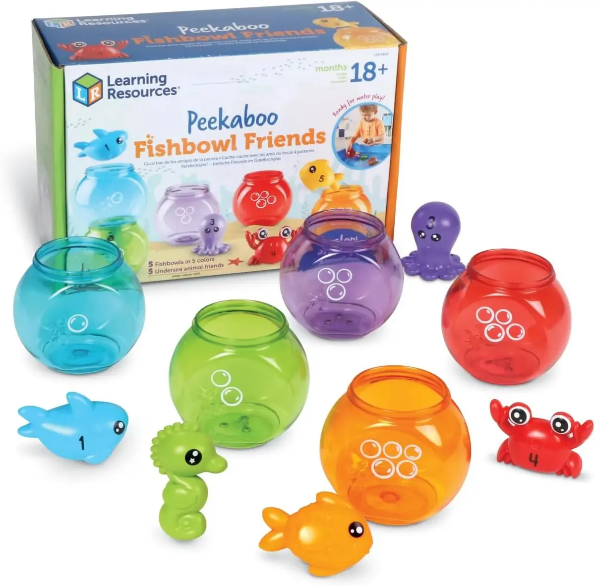 Learning Resources Peekaboo Fishbowl Friends 1