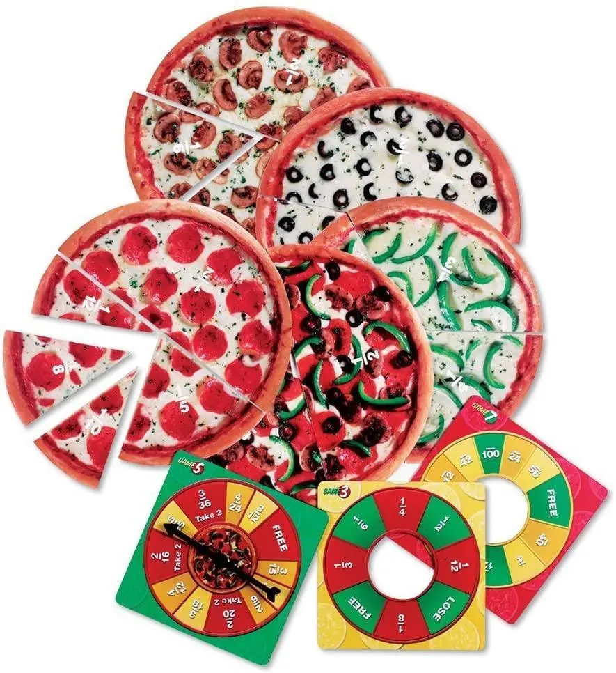 Learning Resources Pizza Fraction Fun Game 1