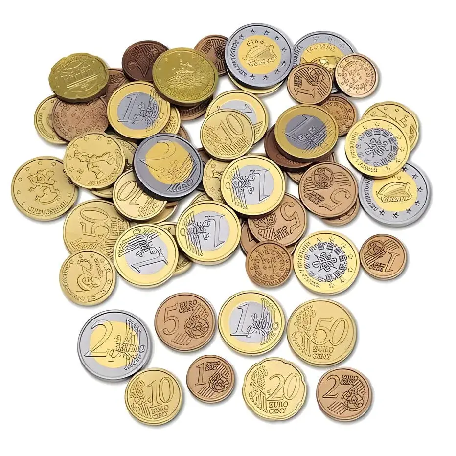 Learning Resources Play Euro Coin Set 1