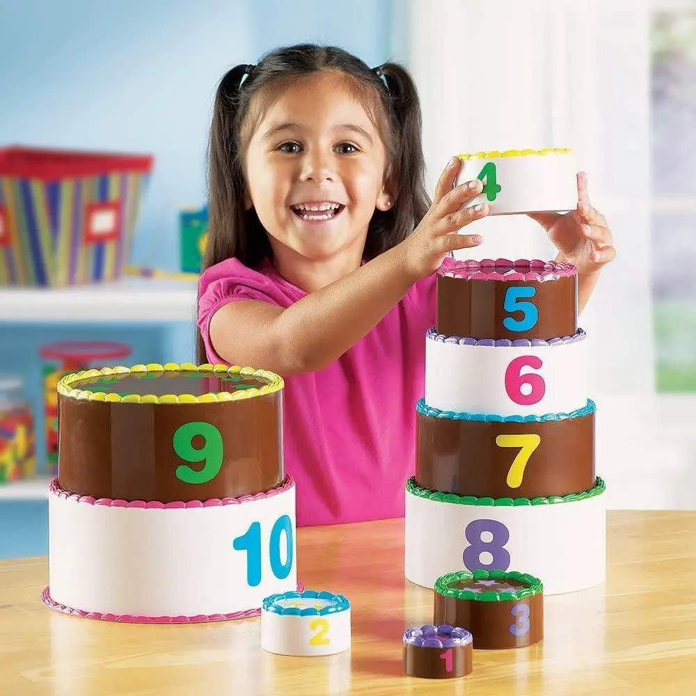 Learning Resources Smart Snacks Stack & Count Layer Cake- Numbers & Counting Baby & Toddler 1