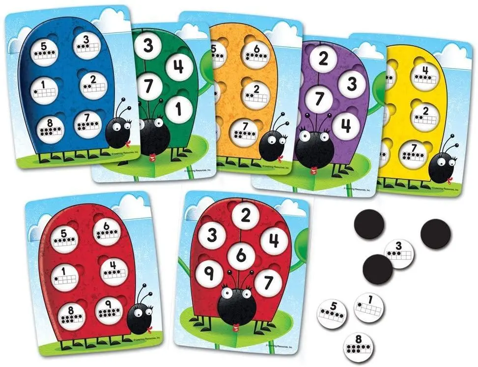 Learning Resources Ten-Frame Game 10 On The Spot! 1