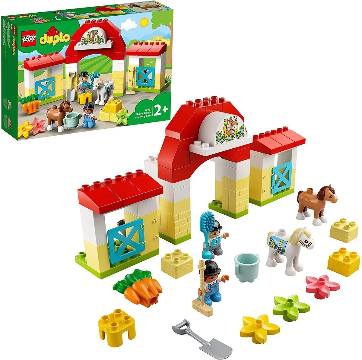 Lego Duplo 10951 Town Horse Stable And Pony Care Toddler Toy 1